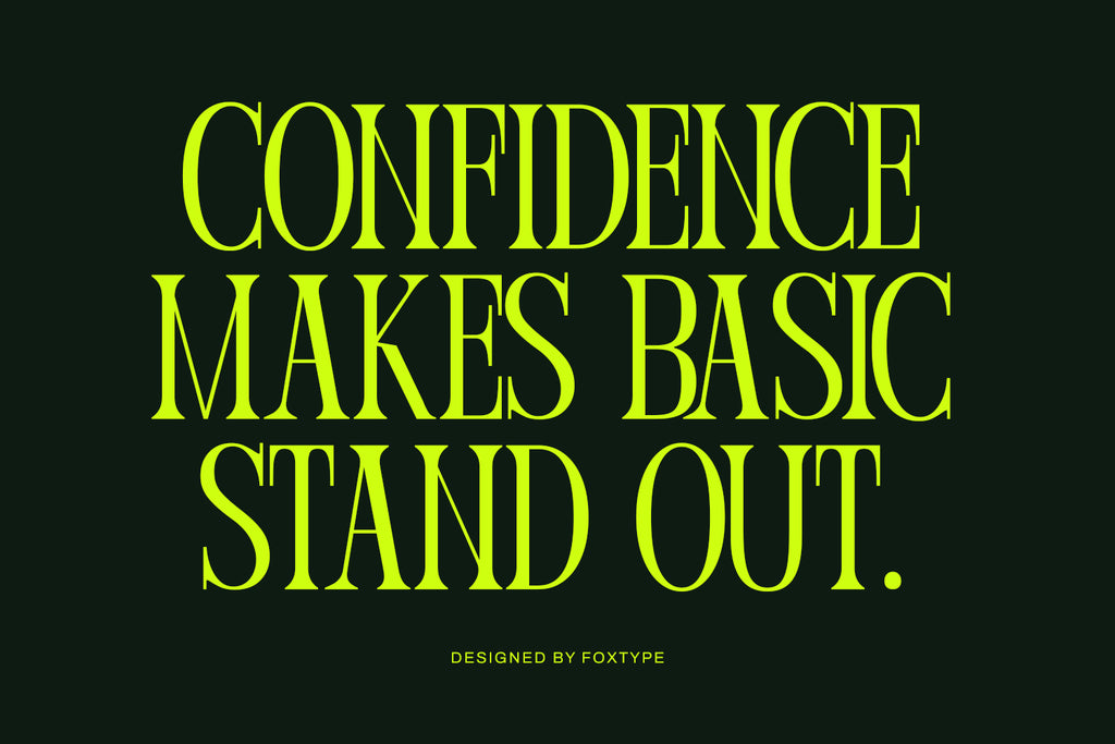 Ecofrey Serif Typeface