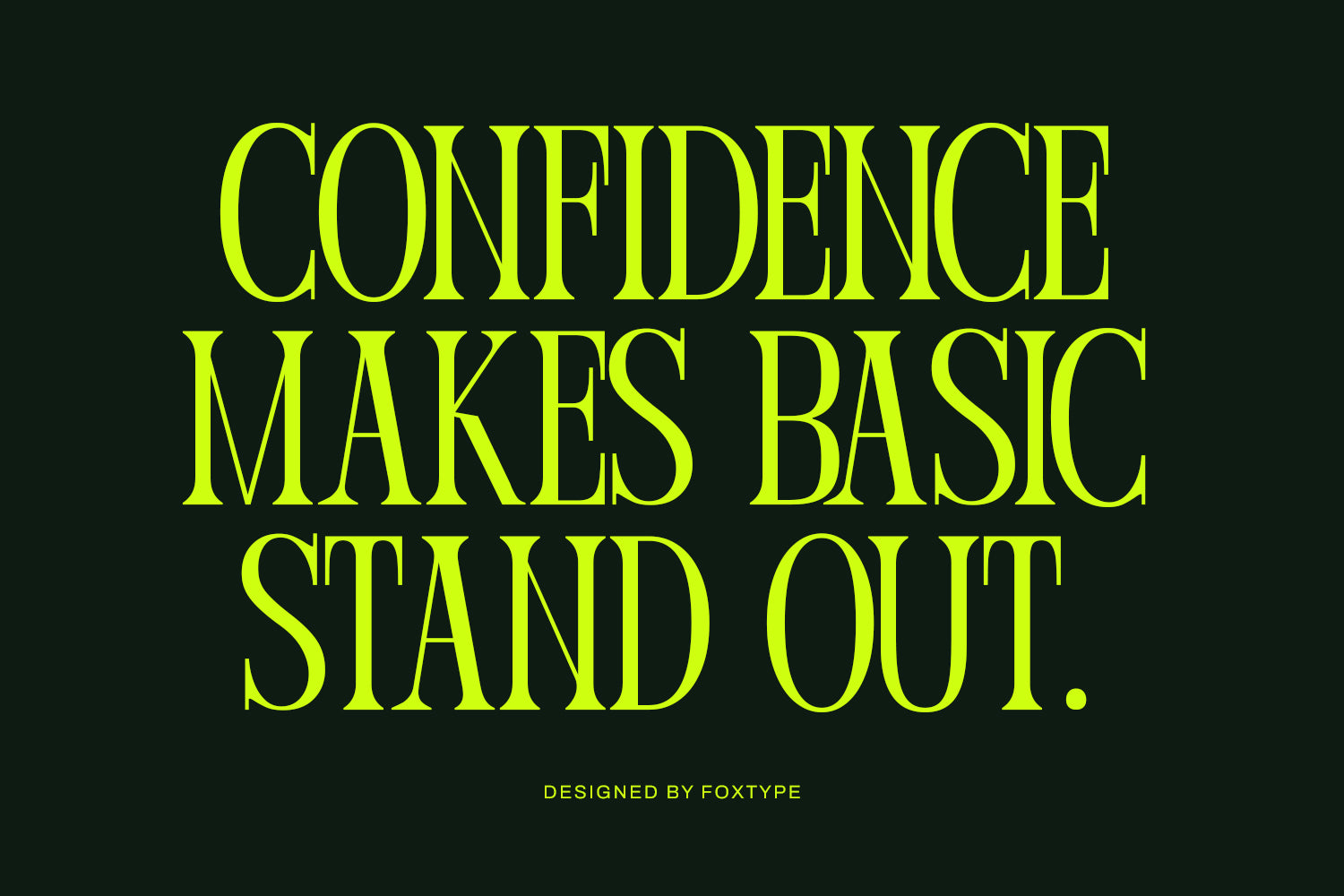 Ecofrey Serif Typeface
