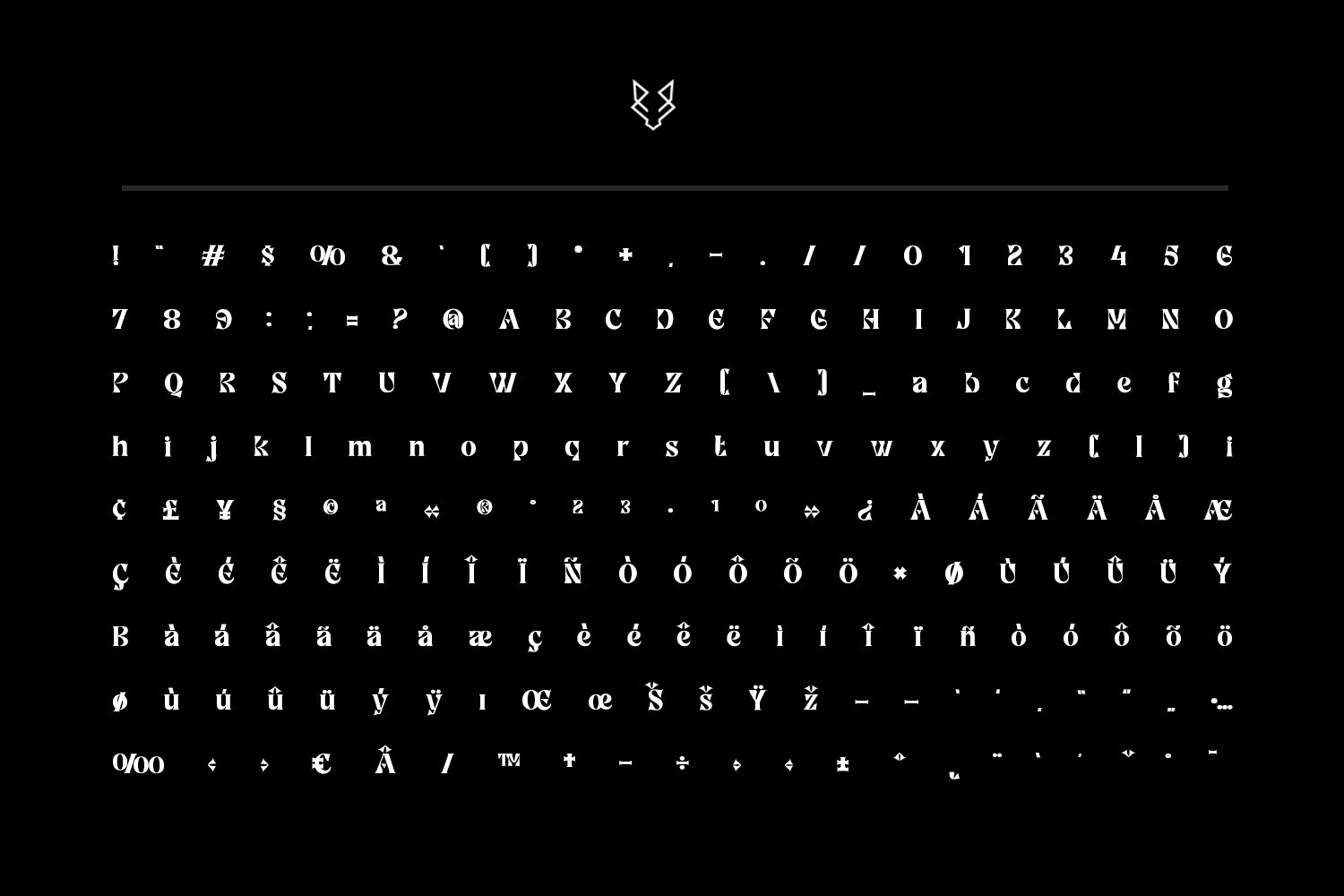 Espansa Typeface