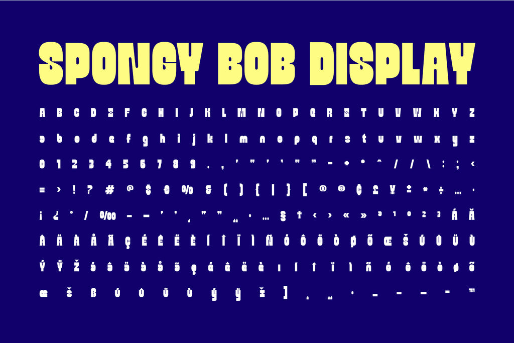 Spongy Bob Display