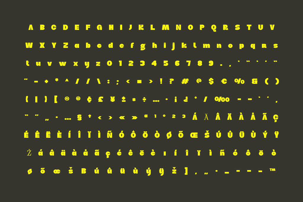 Rokano Funky Typeface