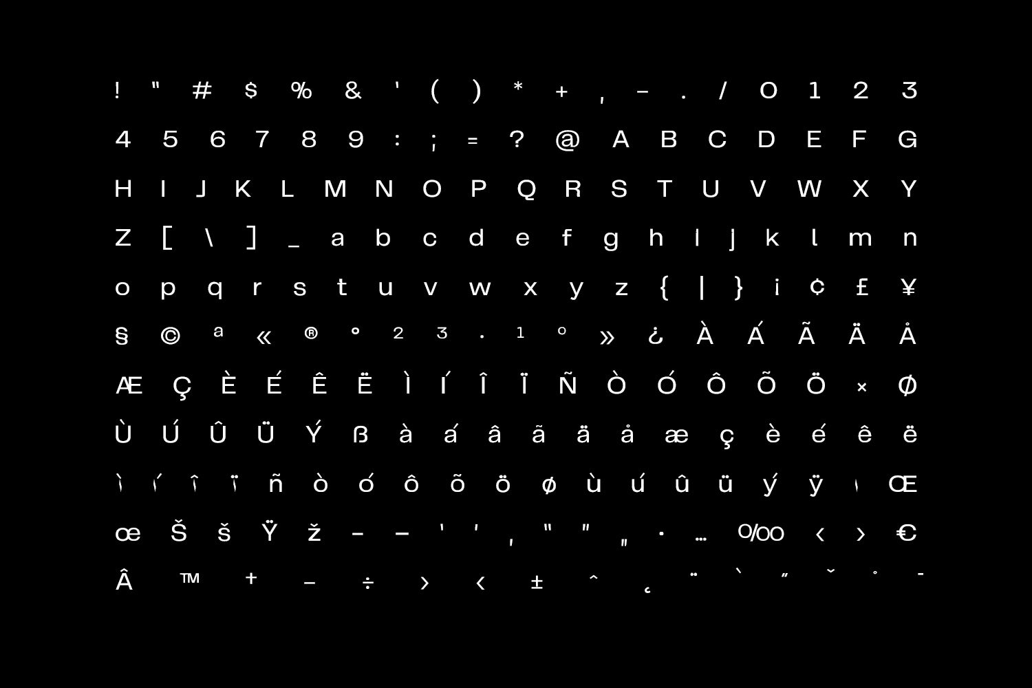 Bomstad Display Typeface