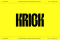 Krick Display Typeface