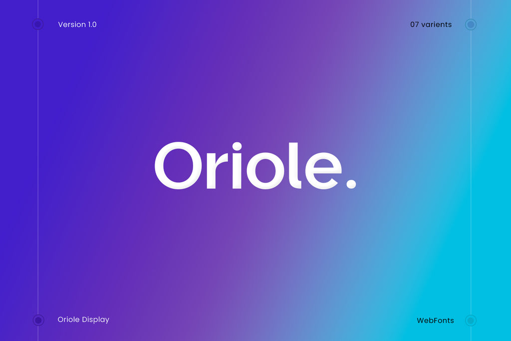Oriole Display Typeface