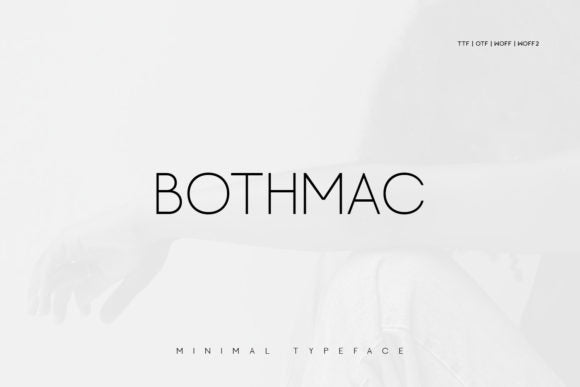 Bothmac Typeface