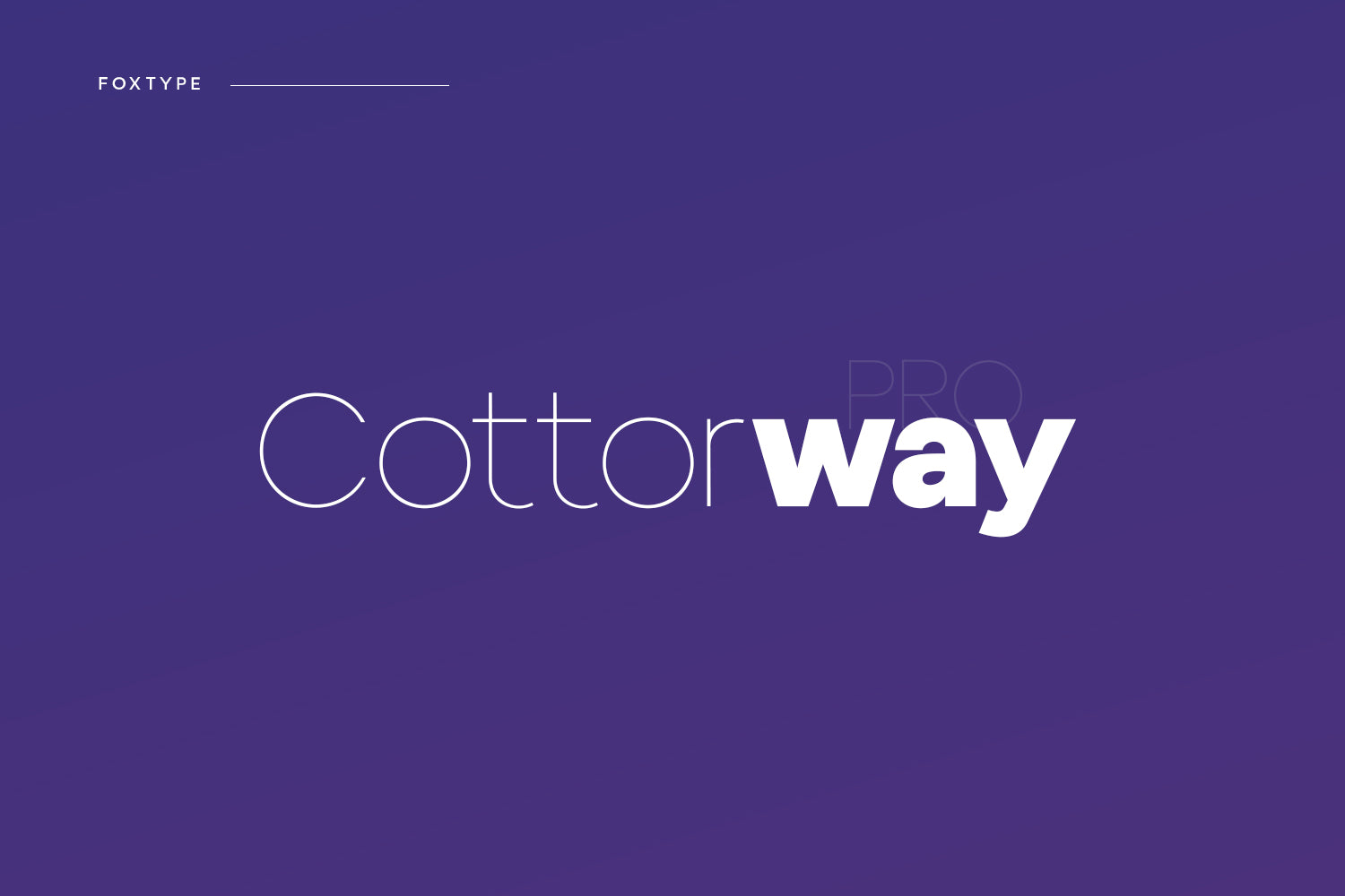 Cottorway Pro Dispaly Typeface