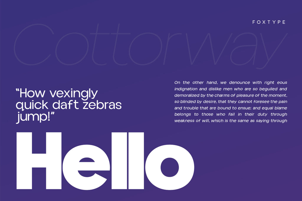 Cottorway Pro Dispaly Typeface
