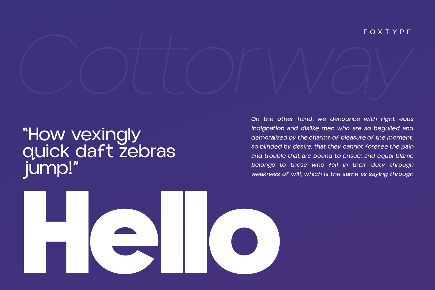 Cottorway Pro Dispaly Typeface