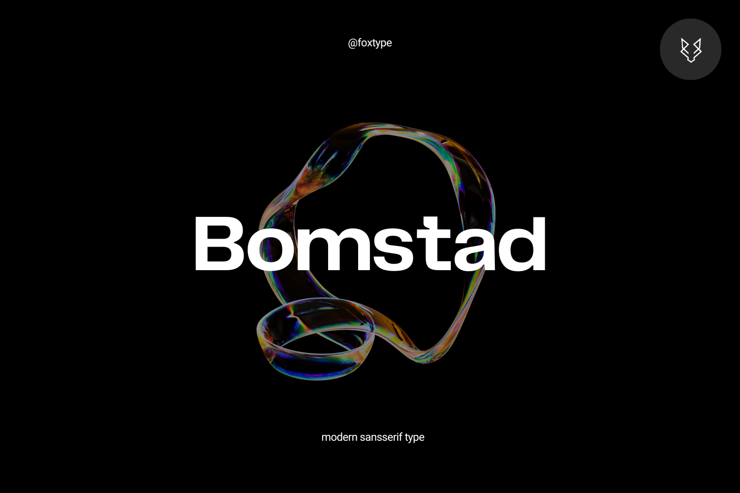 Bomstad Display Typeface